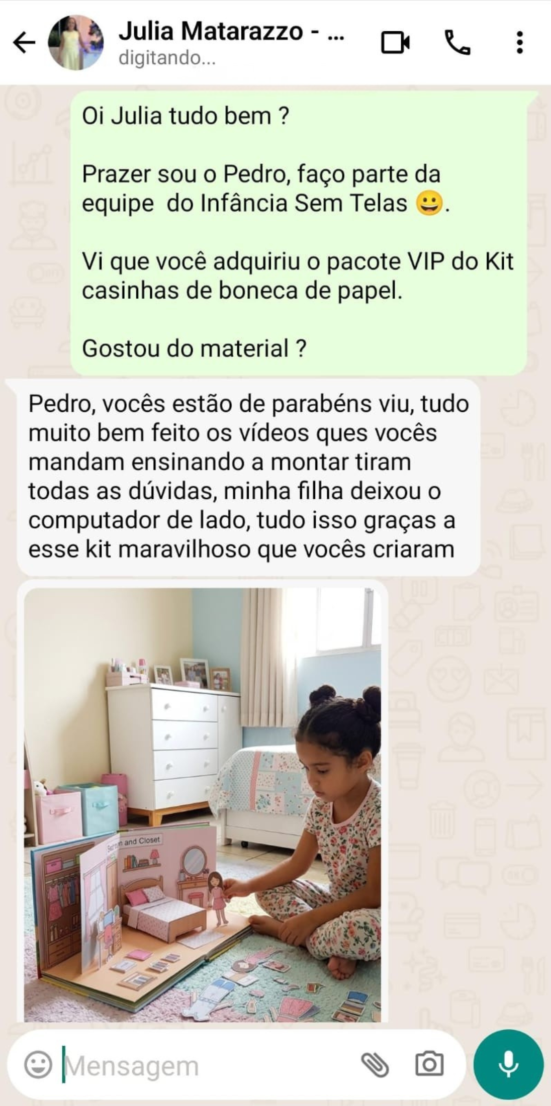 Depoimento Julia
