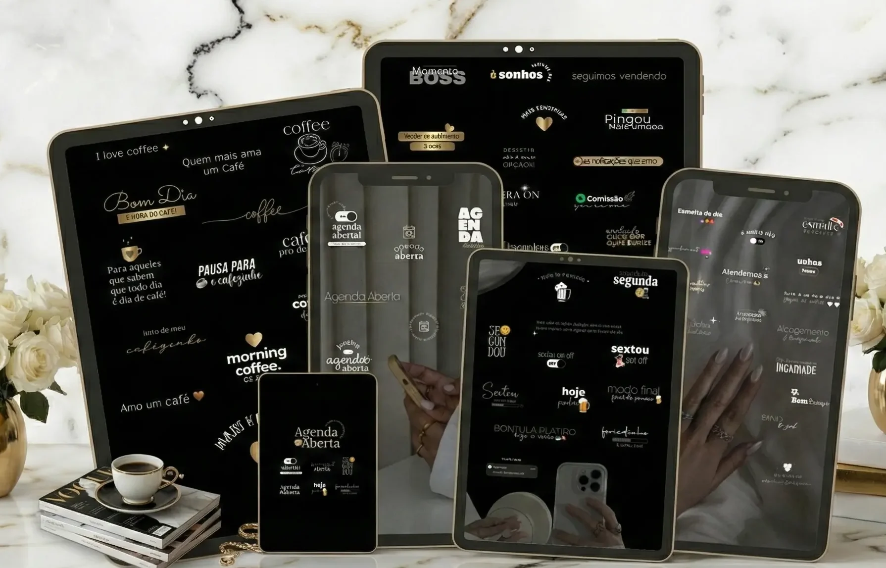 Pack de Figurinhas Premium para Stories